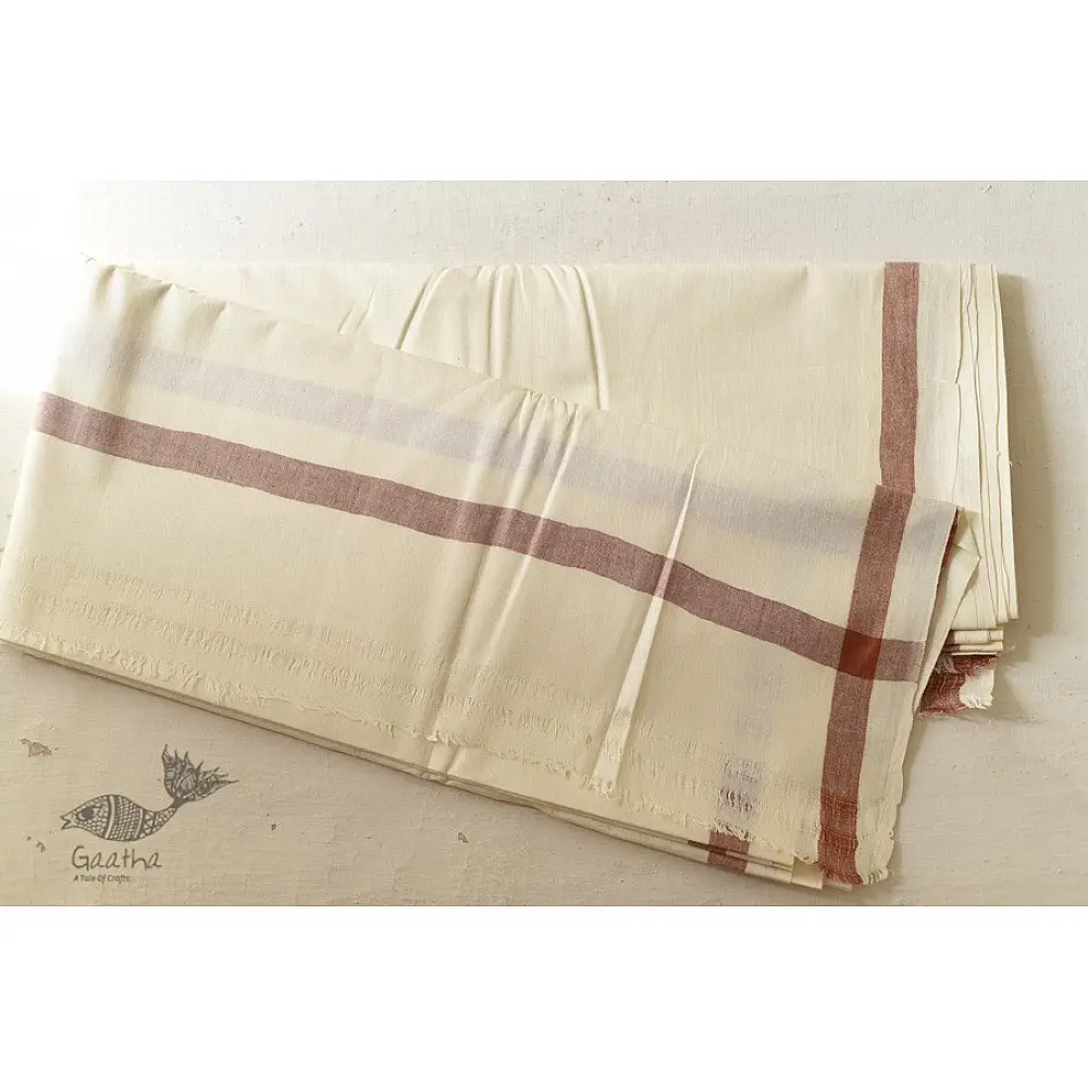 Handspun Pure Cotton Dhoti & Khes
