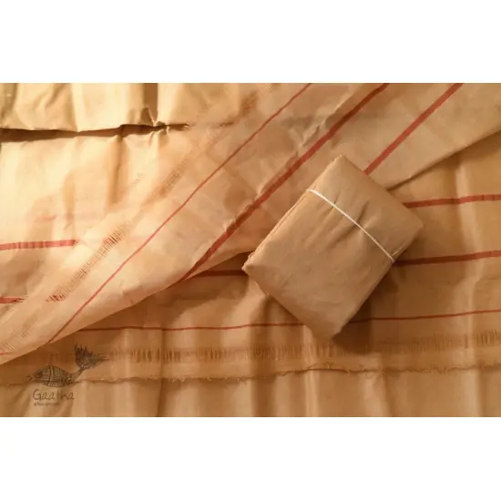 Handloom Dhoti Khes ~ Pure &  Natural Tassar + Tassar