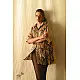 buy Natural Dyed Ajrakh Modal Silk Shirt