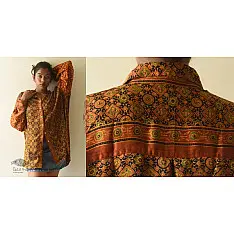 Itr . इत्र | Hand Block Prints ~ Ajrakh Modal Silk Shirt