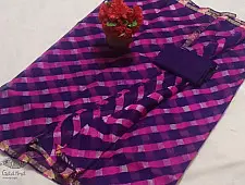 Madhumati ☙ Silk Kota Doria . Leheriya Saree  ☙ 1