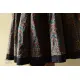 shop Natural Dyed Ajrakh Block Printed Blue Short Skirt