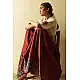 shop Ajrakh Prints Long Skirt / Ghagra With Natural Dyed