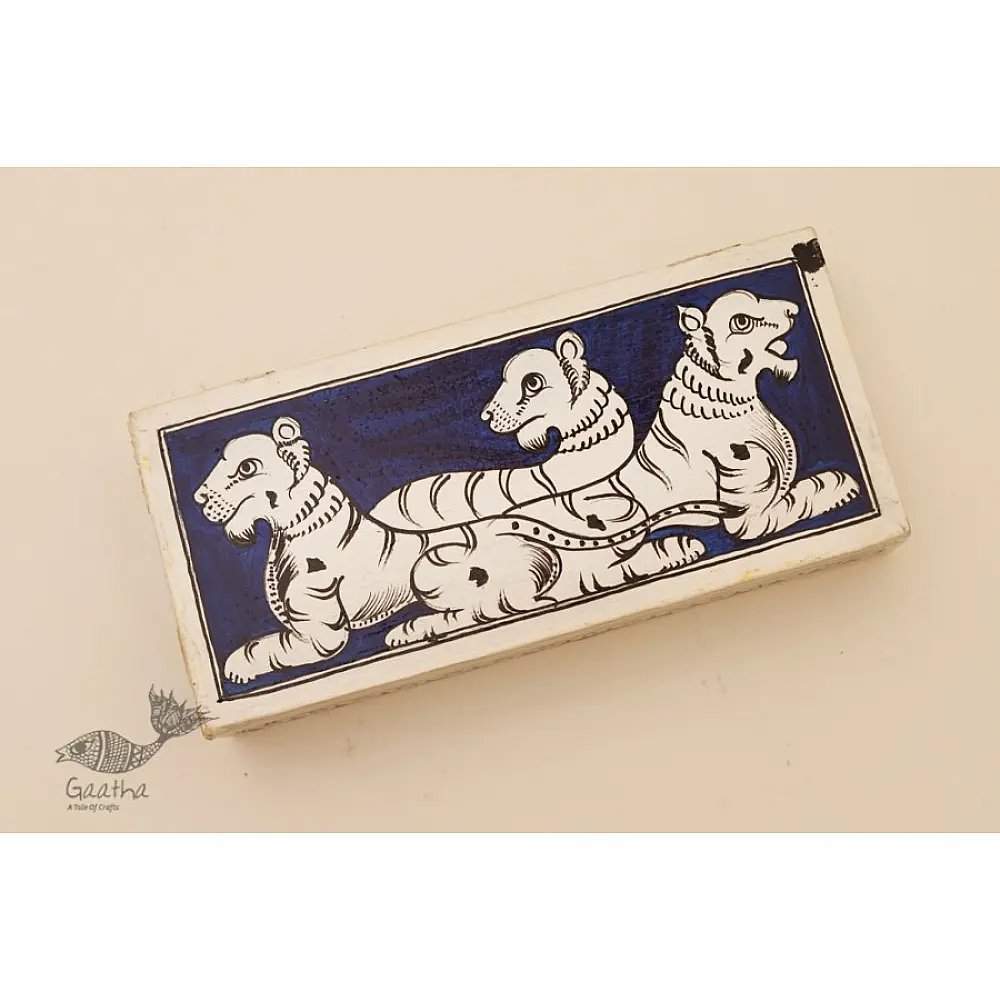 Wooden box ☀ Tiger - 106