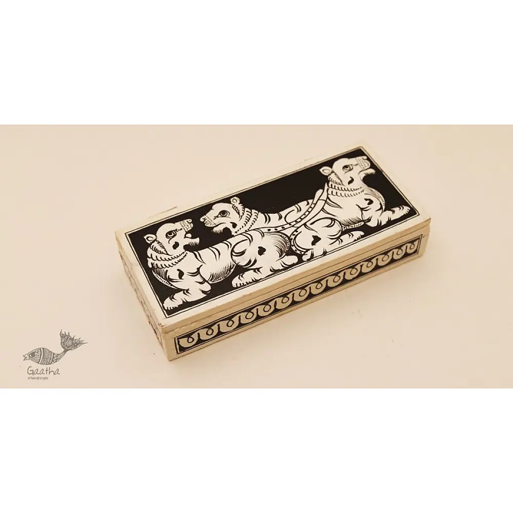 Wooden box ☀ Tiger - 106