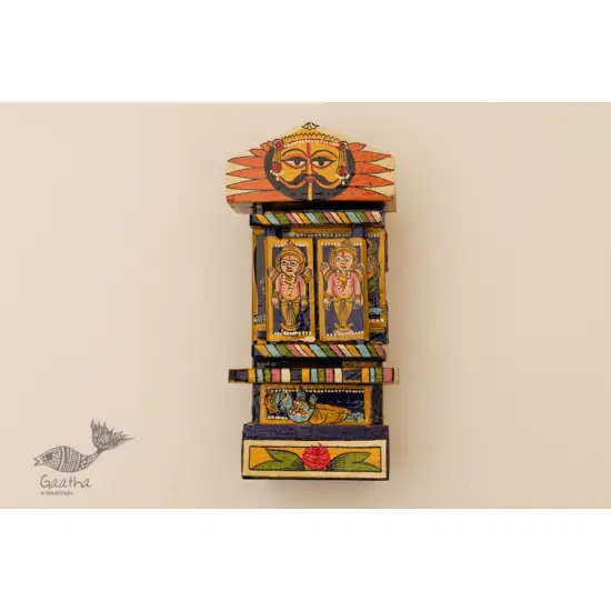 कथनिक ☀ A Wooden Shrine (Blue - 20 cm) ~ 118