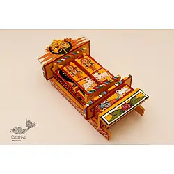 कथनिक ☀ Kaavad A Wooden Shrine ( Yellow - 29 cm) ~ 120