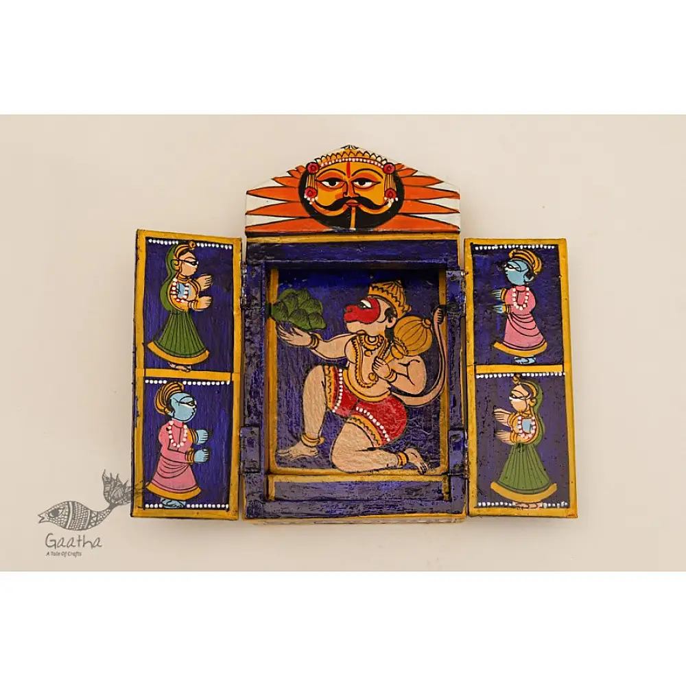 कथनिक ☀ Kaavad a Wooden Shrine { Single piece } ~ 125