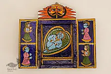 कथनिक ☀ Kaavad a Wooden Shrine { Single piece } ~ 127