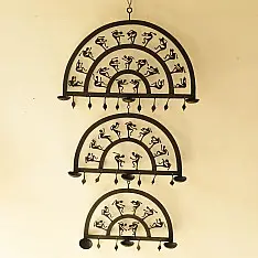 Ahou | Wrought Iron tribal Hanging Lamp 