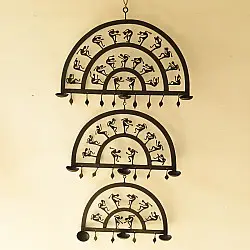 Ahou | Wrought Iron tribal Hanging Lamp 