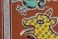 Mandana Art - Painting  | Fox ( 11 x 14 inch)