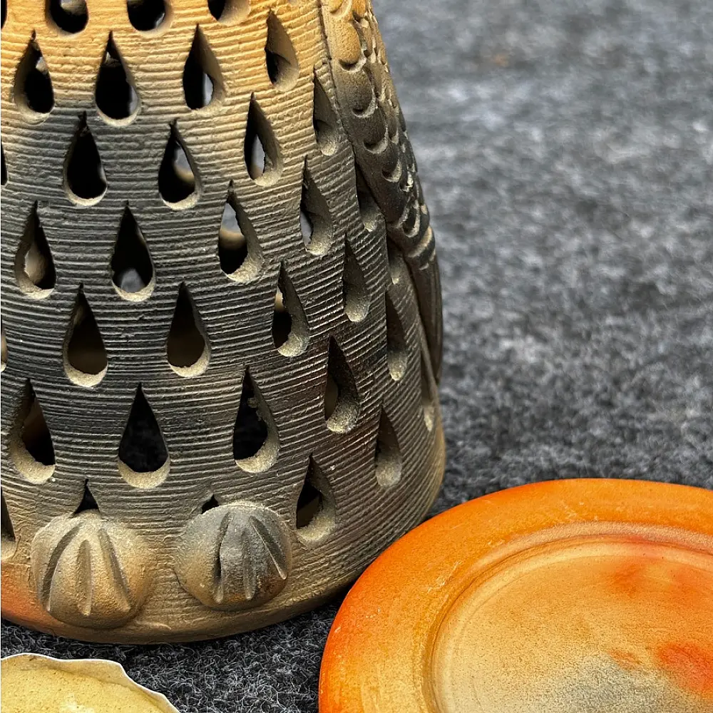 Shop Terracotta Pottery Art - Straight Sparrow T Light Holder