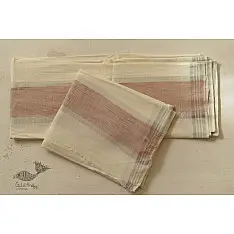 Damodar . दामोदर  ✹ Handloom Matka Cotton Silk Dhoti Khes