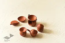 Maati Ka Kaam | Terracotta - Miniature Kitchen Set ( Set of 11 Pieces )