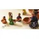 Shop Terracotta Handmade Clay Dolls (Set of Four)