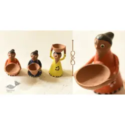 Maati Ka Kaam | Terracotta Handmade Clay Dolls (Set of Three)