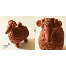 Maati Ka Kaam | Terracotta - Sheep Piggy Bank