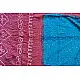 summer special Cotton Bandhani blue-pink Saree