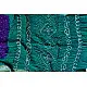 summer special Cotton Bandhani green & violet Saree