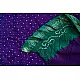 summer special Cotton Bandhani green & violet Saree