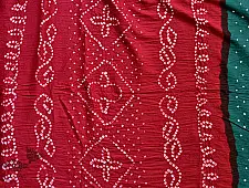 Nianboli . निंबोली  ❂ Cotton Bandhani Saree ❂ 8