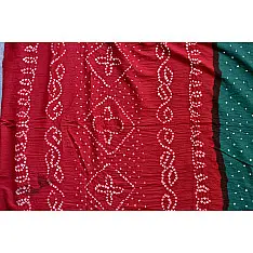 Nianboli . निंबोली  ❂ Cotton Bandhani Saree ❂ 8