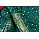 summer special Cotton Bandhani Green-red Saree