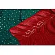 summer special Cotton Bandhani Green-red Saree
