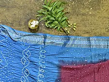 Nianboli . निंबोली ❂ Cotton Bandhani Saree ❂ 10