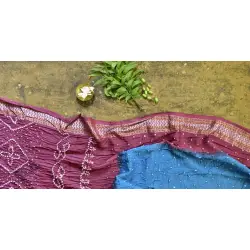 Nianboli . निंबोली  ❂ Cotton Bandhani Saree ❂ 3