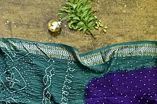 Nianboli . निंबोली  ❂ Cotton Bandhani Saree ❂ 4