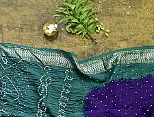 Nianboli . निंबोली  ❂ Cotton Bandhani Saree ❂ 4