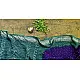 summer special Cotton Bandhani green & violet Saree