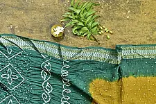 Nianboli . निंबोली  ❂ Cotton Bandhani Saree ❂ 7