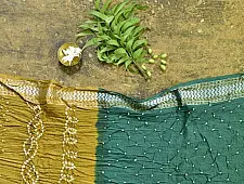 Nianboli . निंबोली  ❂ Cotton Bandhani Saree ❂ 9