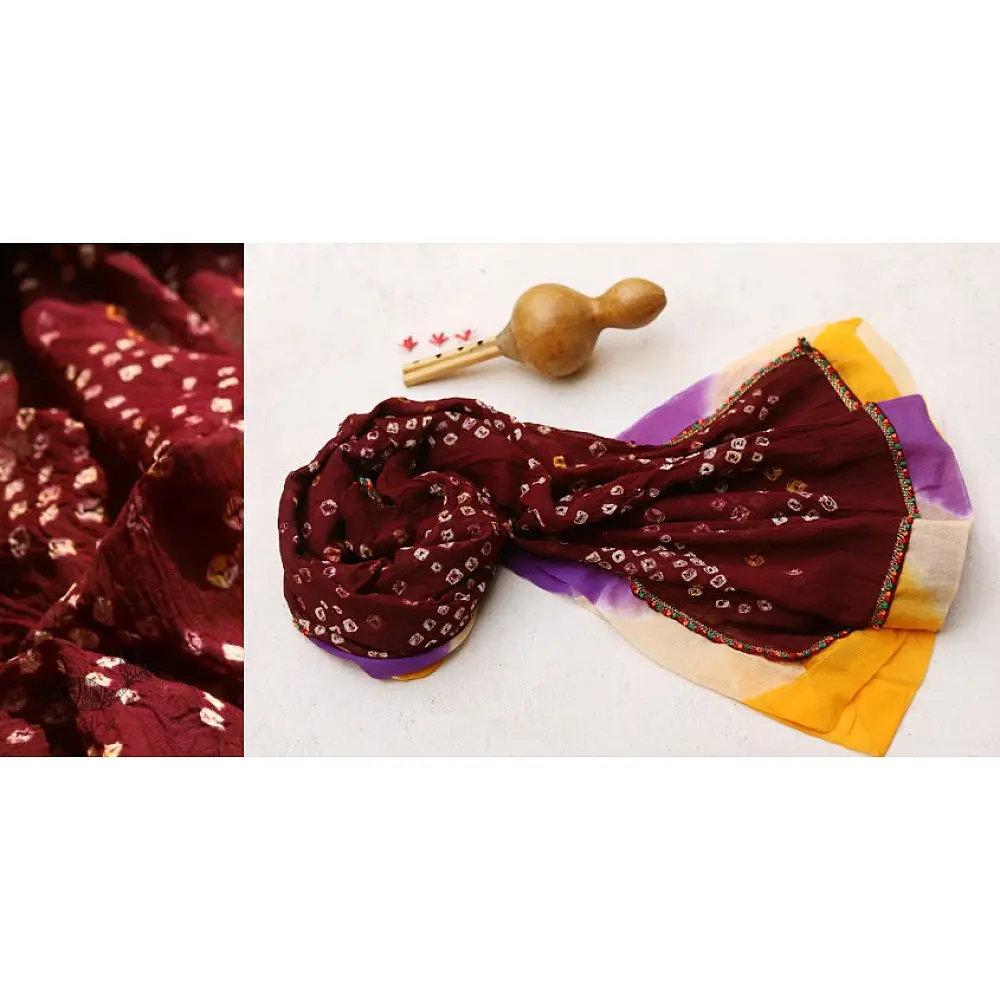 ओढ़नी ❈ Bandhani Cotton Dupatta ❈ 12