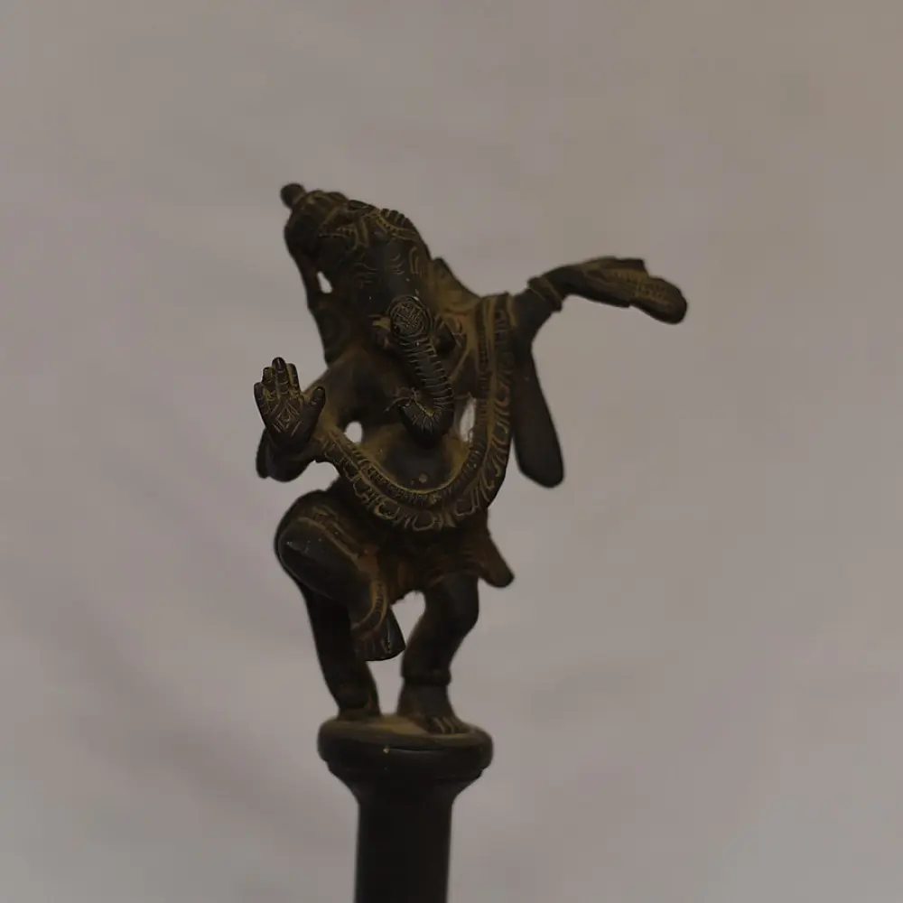 Shop Antique from Khajuraho Brass Ganesha Bell 