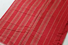 Sadaa . सदा | Begampuri Handloom Cotton Saree - Red