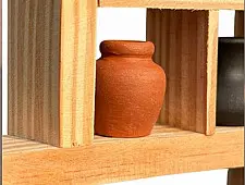 Terracotta Tales | Terracotta Pottery Art - Miniature Wall Art Frame - A