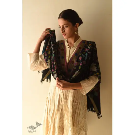 shop Kani Handspun Kashmiri Shawl Pure Pashmina Wool