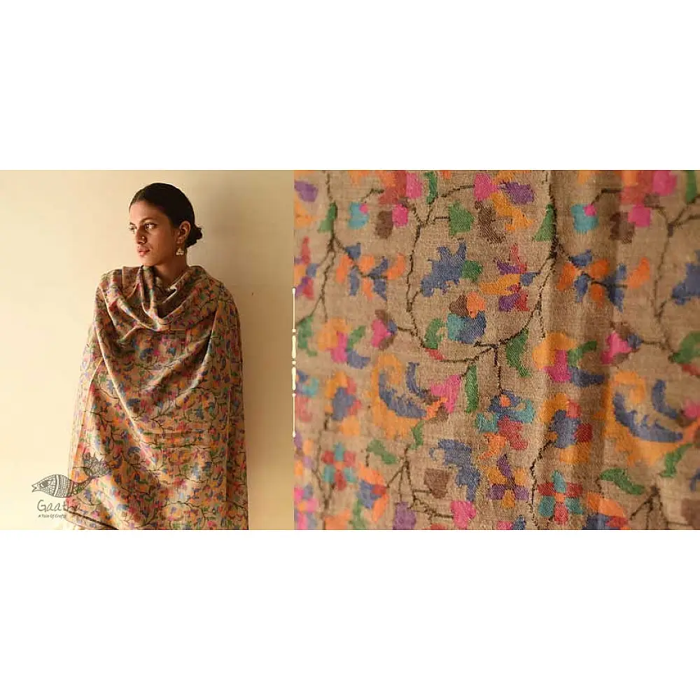 shop Handwoven Kashmiri Kani | Pure Pashmina Shawl