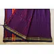shop pure cotton handloom saree - purple