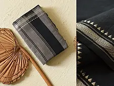 Casual Classics ❊ Handloom Saree ❊ Navy Blue