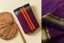 Casual Classics ❊ Handloom Saree ❊ Purple