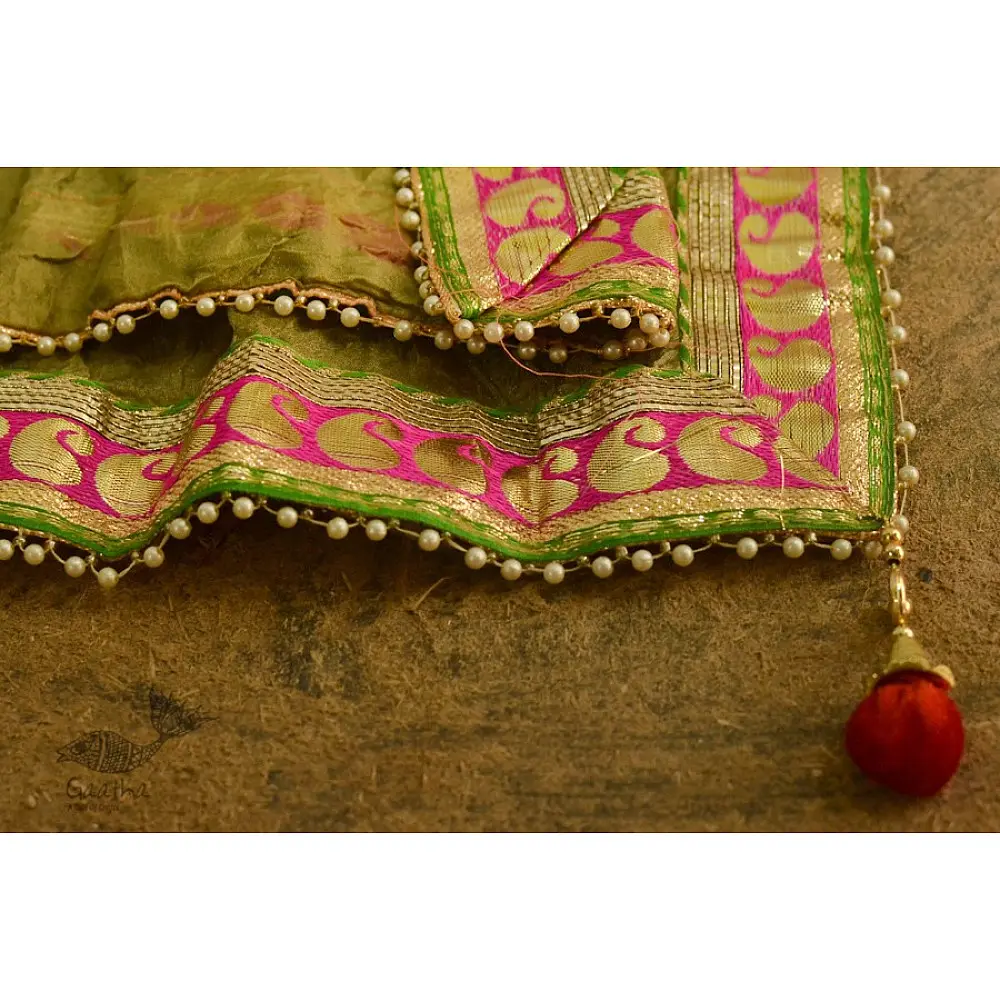 बीनणी ★ Silk Bandhni Dupatta ★ 16