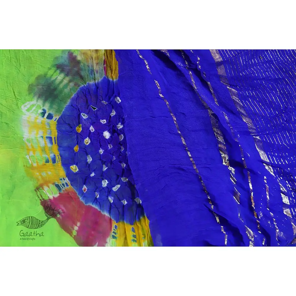 बीनणी ★ Chiffon laheriya Saree ★ 3