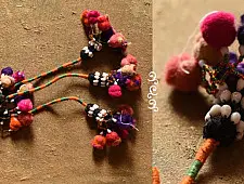 Pom Pom | Handmade Kutchi Chaniya Latkan / Multi Purpose Latkan
