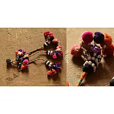 Pom Pom | Handmade Kutchi Chaniya Latkan / Multi Purpose Latkan