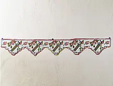 Prachin . प्राचीन || Bead Work ~ Antique Door Toran - Peacock Motif